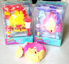 Lot of 3 Shopkins Lil' Secrets Bag Tag Locket Mini Playset Teeny Shoppie NEW