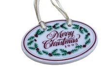 Longaberger Baskets Merry Christmas 1995 Basket Tie-On