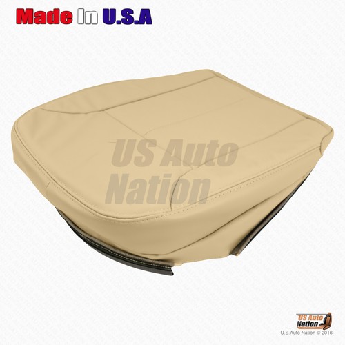 2007 08 2009 Mercedes GL320 GL350 Front Bottoms Genuine Leather Seat Cover TAN - Picture 6 of 11