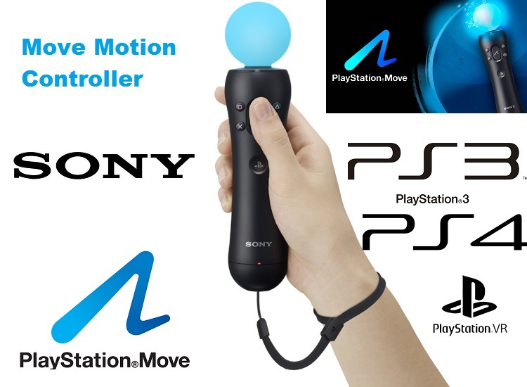 1 x Sony Move Motion Controller , PS3, PS4, VR compatible , FAST