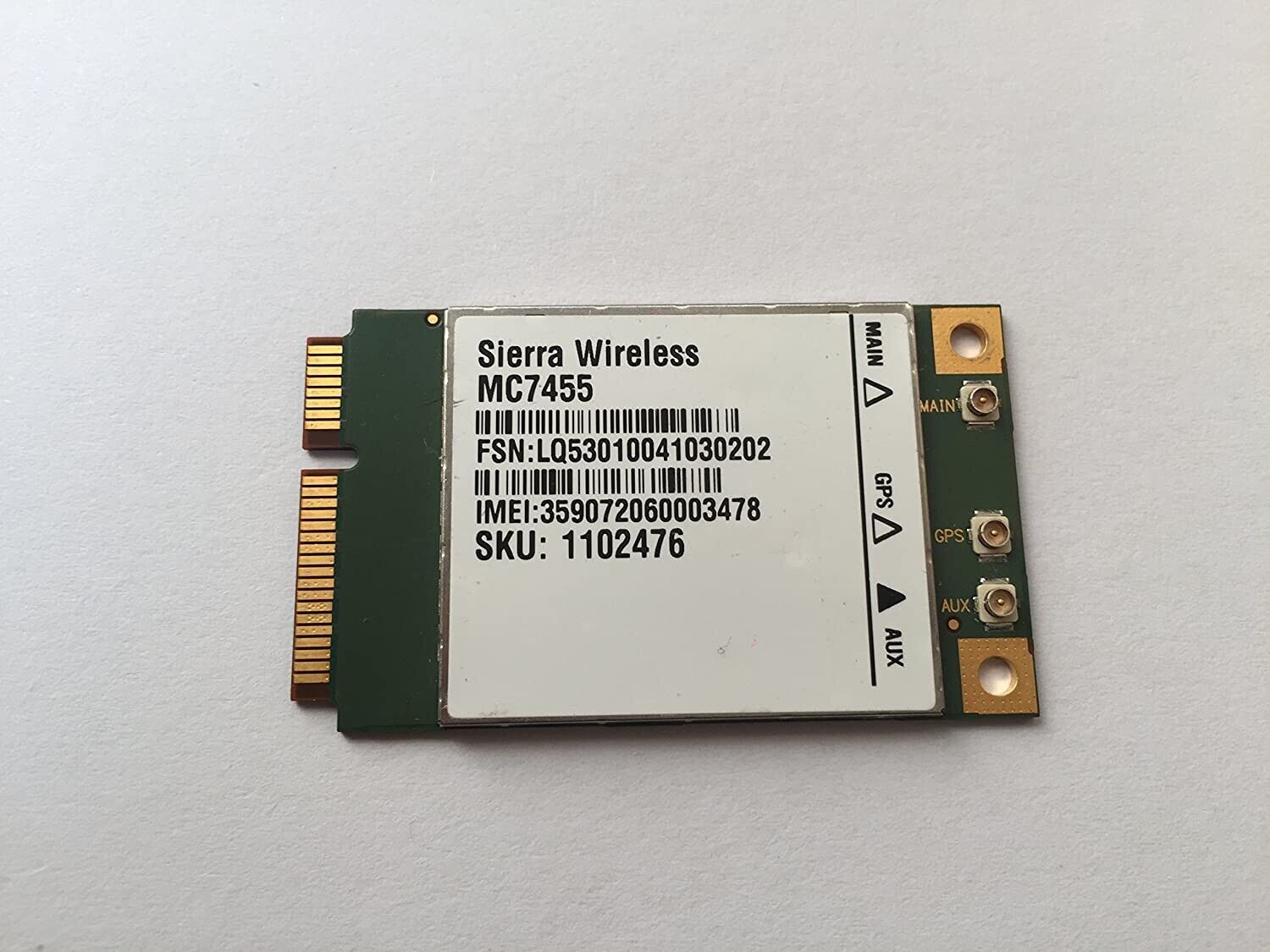 Sierra Wireless AirPrime MC7455 Cellular Module 3G 4G LTE/HSPA+ GPS 300Mbps