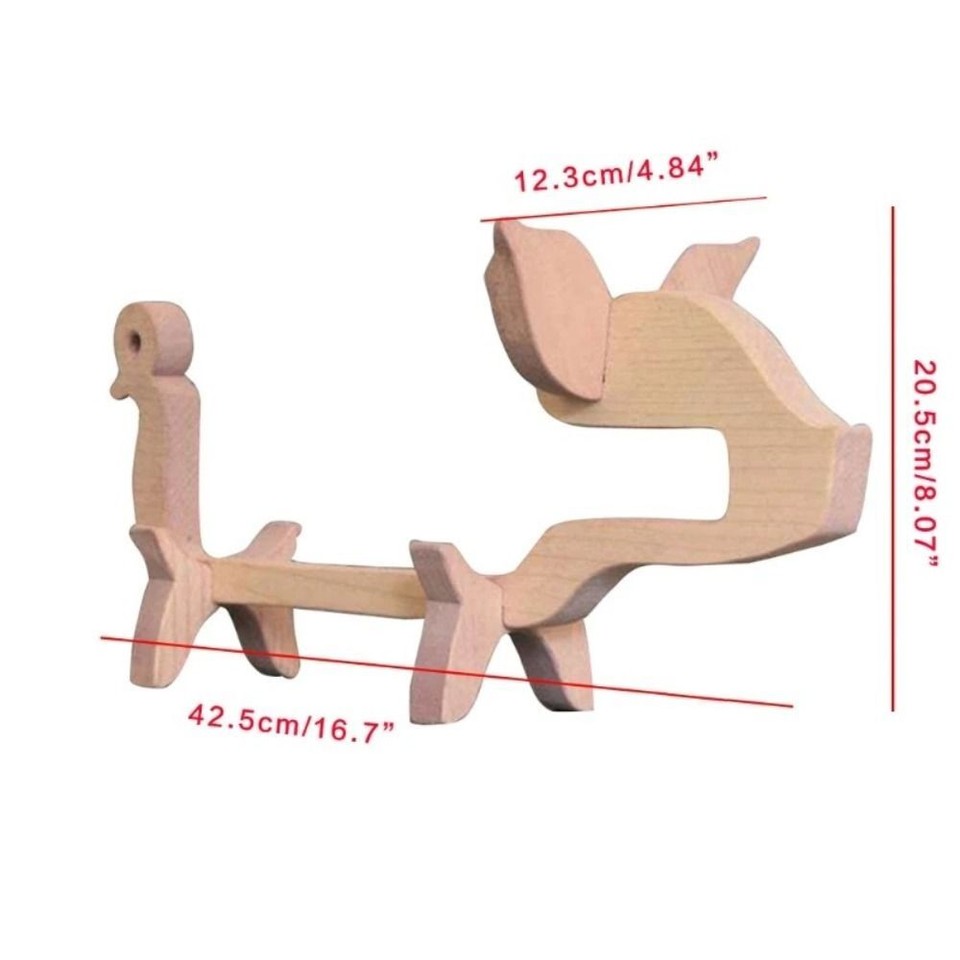 Party Supplies Wooden Wine Rack Dog Shape Wine Rack Display Kitchen Bar