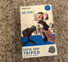 VIVITAR Pistol Grip Tripod For SmartPhones Or Cameras Go Live Fast Shipping