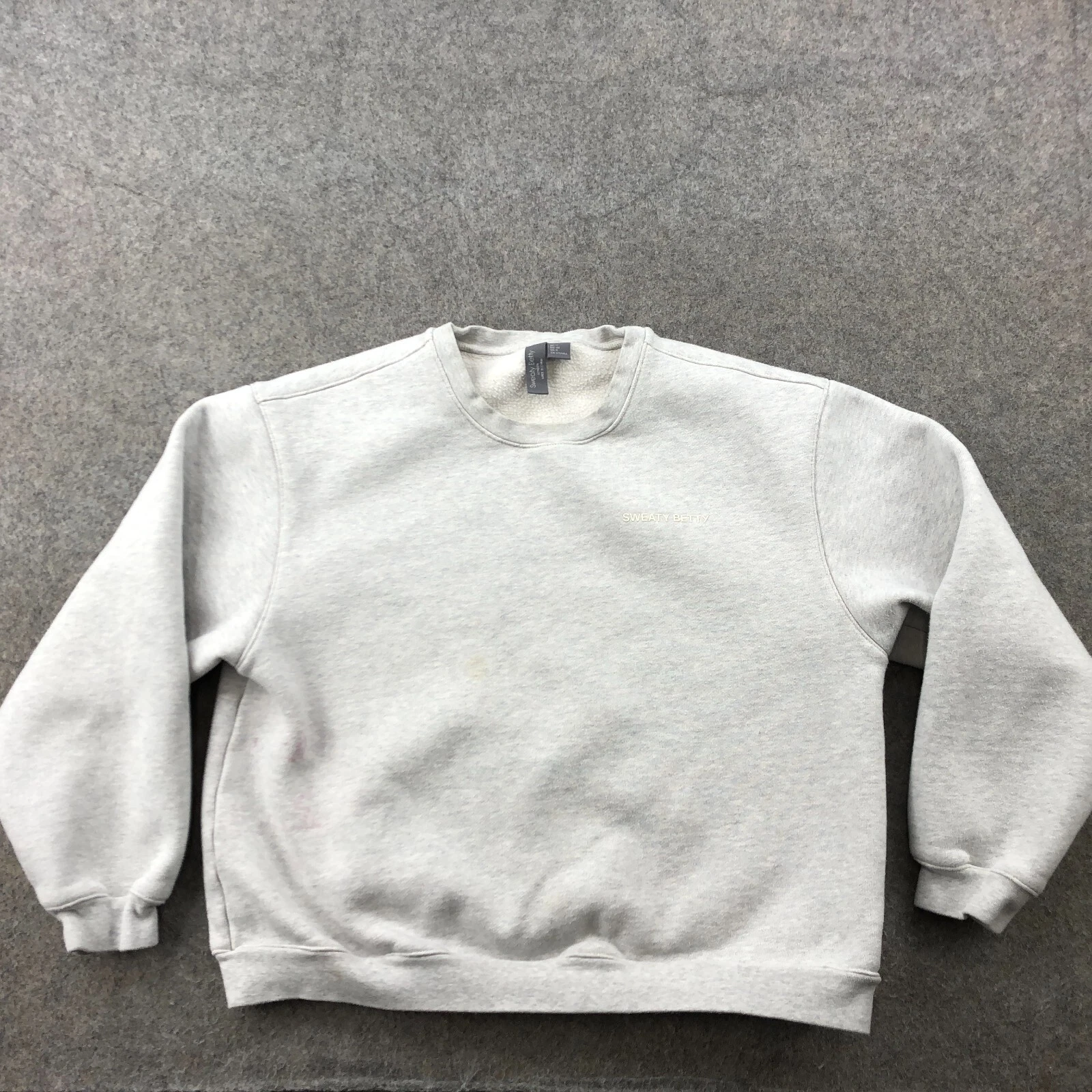 sweaty-betty pullover crew neck pockets sweatshirt