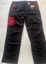 Men’s Regatta Professional  Cargo Trousers W40 L31 Black And Red Brand New Tags
