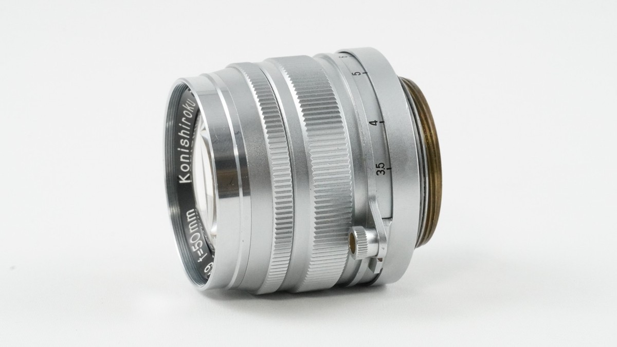 Konica Konishiroku Hexanon 50mm f/1.9 Lens Leica L L39 LTM From