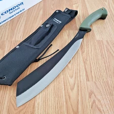 Condor Bushcraft Parang Machete 13" 1075 Carbon Steel Blade Polypropylene Handle