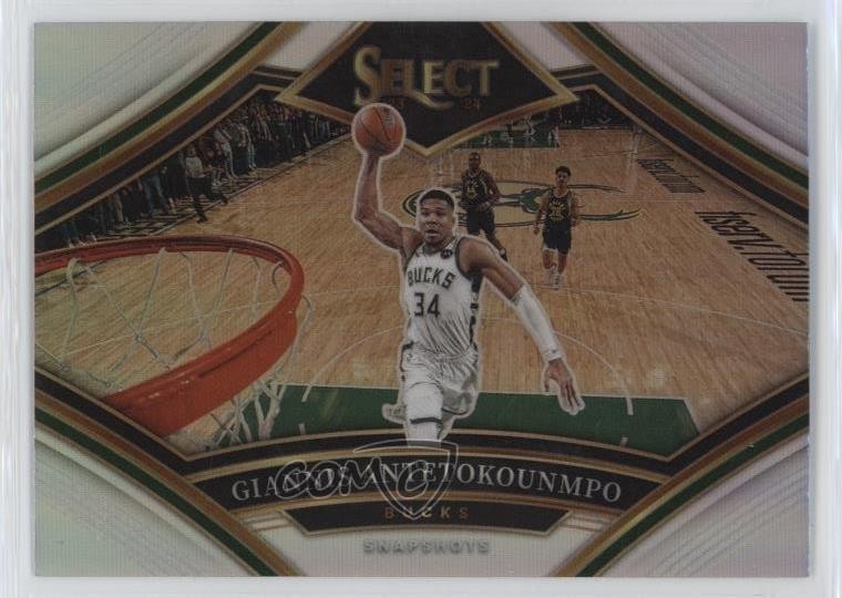 2023-24 Panini Select Snapshots Silver Prizm Giannis Antetokounmpo #14 1i0n