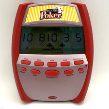 Radica Big Screen Poker Handheld Electronic Game 2005 Tested Working