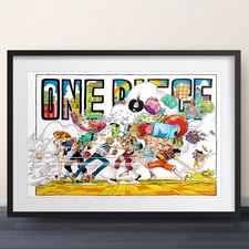One Piece - Chapter 911 Shonen Jump Art Spread 11x17 - Art Poster Anime manga