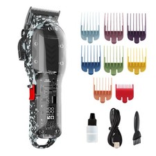 Professional Hair Clippers for Men Cordless Barber kit for Hair Cutting  Gro...