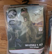 Jurassic World T-Rex Inflatable Halloween Costume for Children - Youth Size