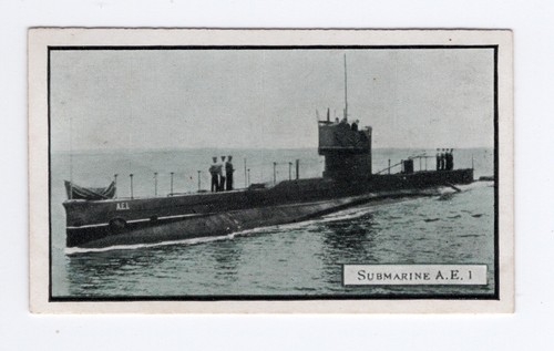 Sniders Abrahams Australia Great War Leaders Warships 1915 Submarine A.E. 1
