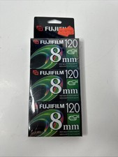 FUJI P6-120 8MM VIDEO CASSETTE - 3 PACK - New/Still Sealed
