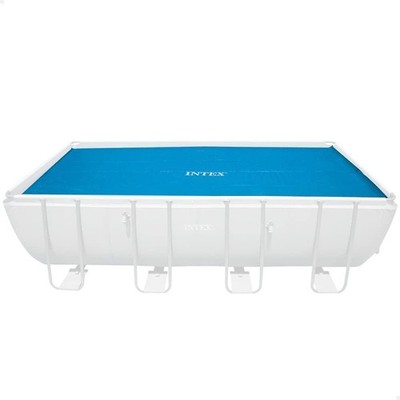 Intex 28016 Solarabdeckplane Ultra Frame Rechteckig Blau 160 Mikron 538x253cm