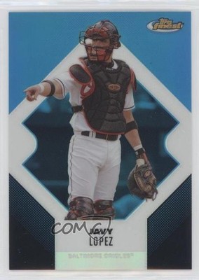 2006 Topps Finest Blue Refractor 40/299 Javy Lopez #57 0zc5