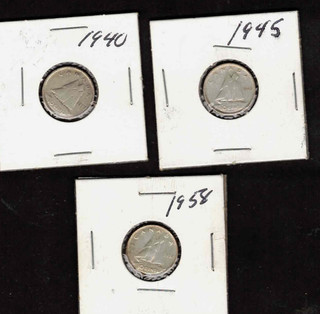 1940 45 58 TEN CTS SILVER