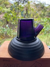 Teakettle Ink. Amethyst Cut & Polished Glass
