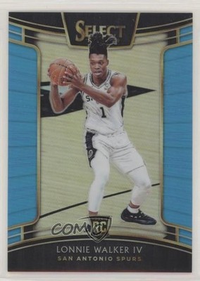 2018 Select Concourse Light Blue Prizm 11/299 Lonnie Walker IV #77 Rookie RC 5c9