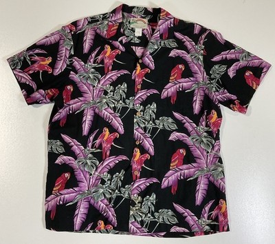 Vintage Paradise Found Aloha Shirt Sz XL Made In Hawaii Tom Selleck Magnum PI
