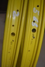 ACS Z-Rims NOS Yellow 20" Mint OS BMX Stamped April 8 1981 Great for Early Build