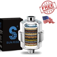 20-Stage Shower Filter for Hard Water - Removes Chlorine & Fluoride