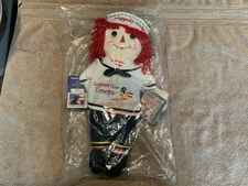 Aurora Raggedy Ann & Andy 16" Support Our Troops Raggedy Andy Sealed In Plastic
