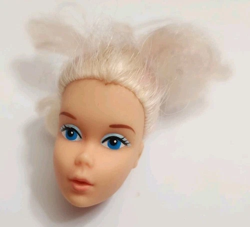 BARBIE HEAD ONLY BALLERINA 1976 VTG #9093 NO CROWN FOR REPLACEMENT OR OOAK DOLL