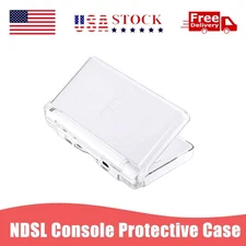 Clear Crystal Hard Shell Case Cover for Nintendo DSL NDS Lite NDSL Console