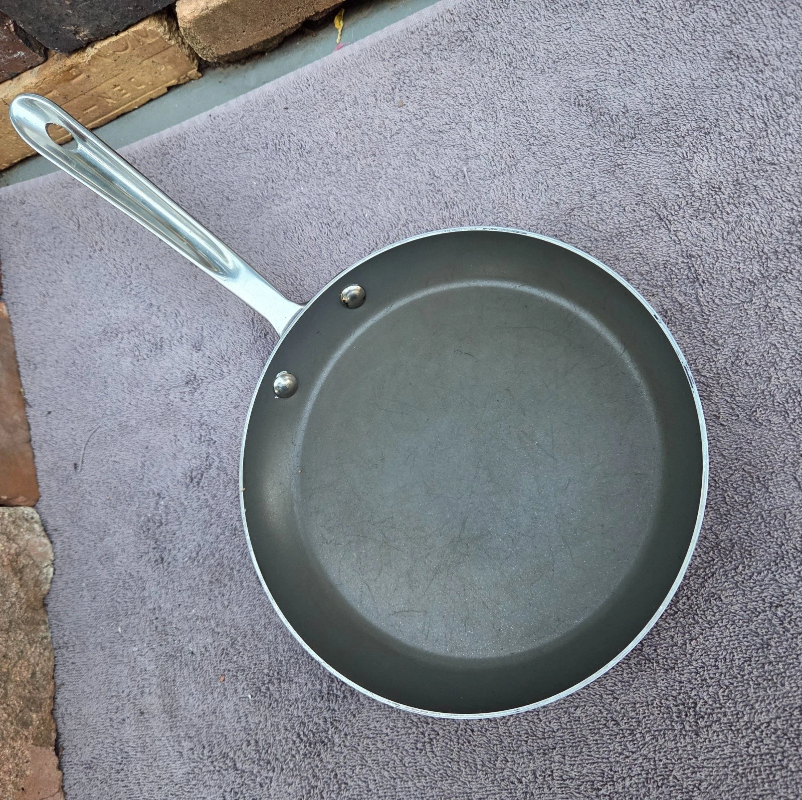 All Clad D5 Five Ply Non-Stick Shallow Omelette Frying Pan 9" USA