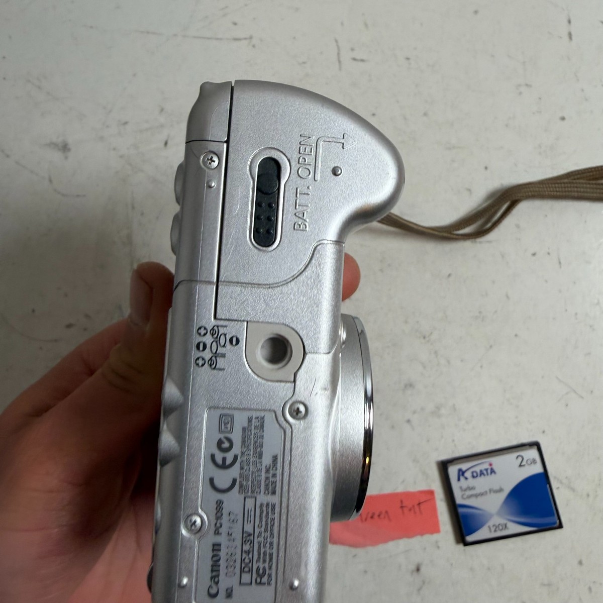 Canon Powershot A95 PC1099 Silver 2.5