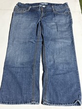 Old Navy maternity low rise bootcut cotton jeans in size M