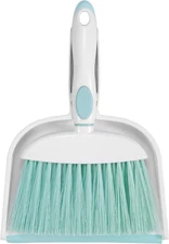 Small Dust Pan and Brush Set, Mini Broom and Dustpan Set Small Hand Broom and Br