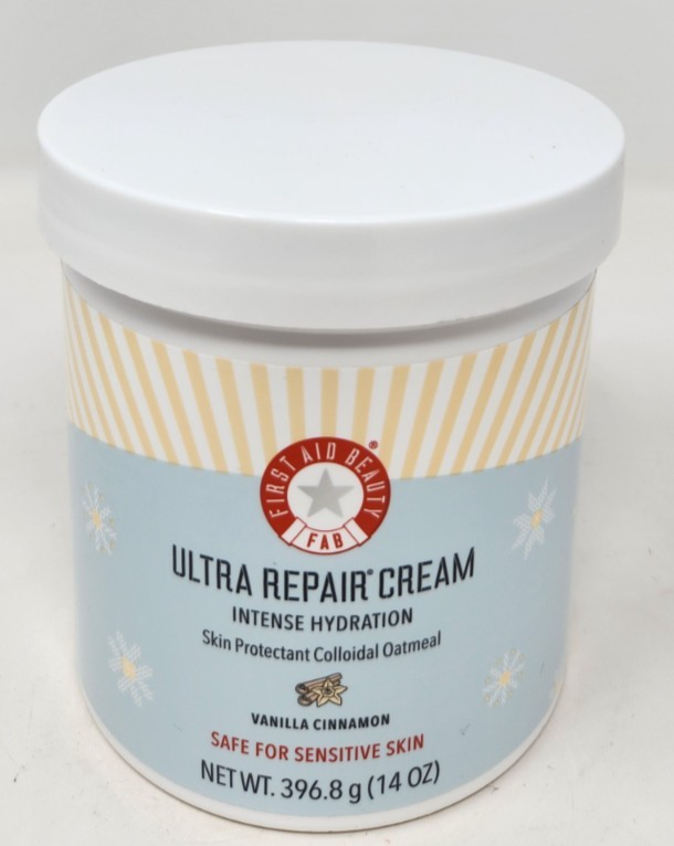 First Aid Beauty Ultra Repair Cream VANILLA CINNAMON 14 oz. EXP 07/2026 (NEW)