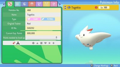  6 IVs Shiny Battle Ready Togekiss |Pokemon Brilliant Diamond & Shining Pearl 