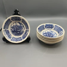 (6) Fair Winds Berry Bowl USS Portsmouth Off the Barrier Forts Canton A. Meakin