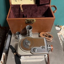 Vintage Revere Magazine Load Camera Comes With Case Additional Lenses