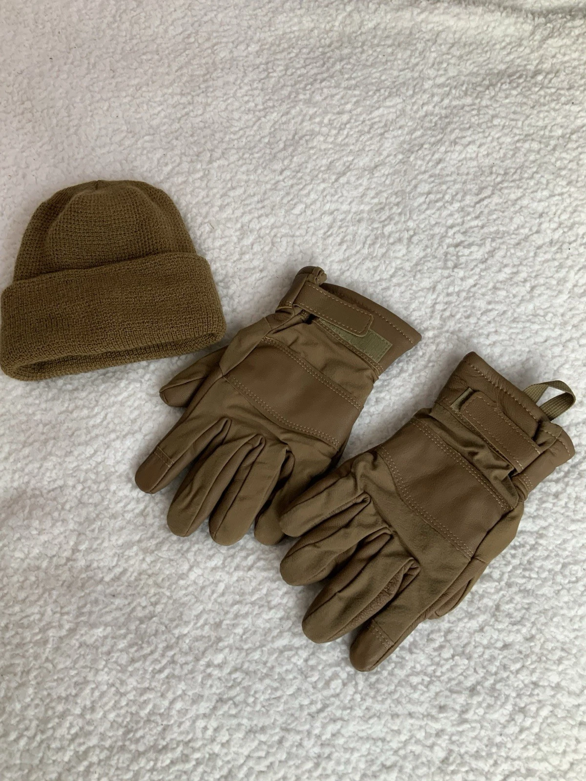ROGGEAR Tactical All-Around Training Gloves Gore-Tex Leather Cold Weather + HAT