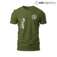 SIG Sauer Logo funny T-Shirt Sizes S-5XL Made in USA