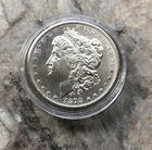 1878-S MORGAN SILVER DOLLAR IN BU MINT STATE CONDITION.