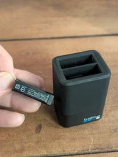 GoPro Dual Battery Charger AADBD-001 + Battery | Works w/ HERO5 HERO6 HERO7...