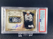 2021-22 The Cup Splendor Rookie Quinton Byfield Crown Patch Los Angeles Kings RC