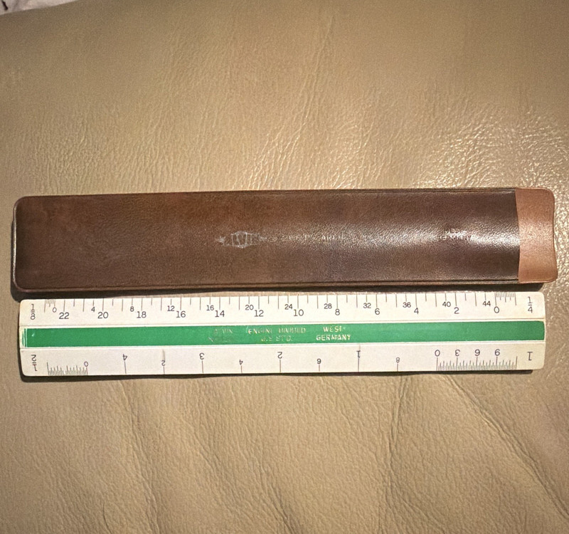 Alvin No. 266P Engineering Divided U.S. Std. Drafting Scale Ruler w/ Case