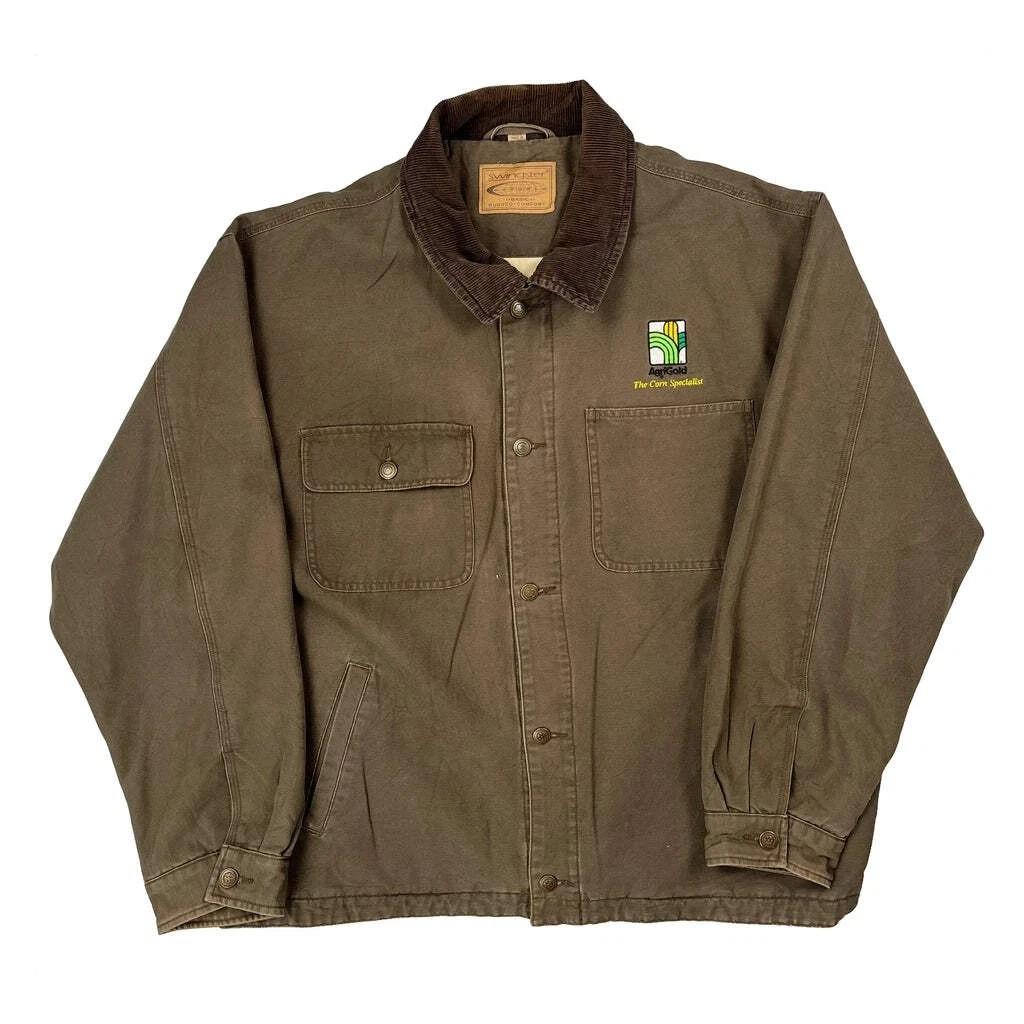 The Corn Specialist Swingster Jacket - XL Brown Cotton
