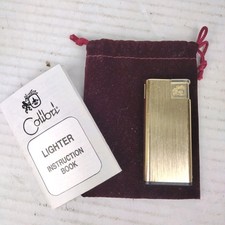 Vintage COLIBRI Lighter Electro Quartz With Instruction Manual and Bag Untested