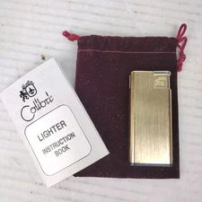 Vintage COLIBRI Lighter Electro Quartz With Instruction Manual and Bag Untested
