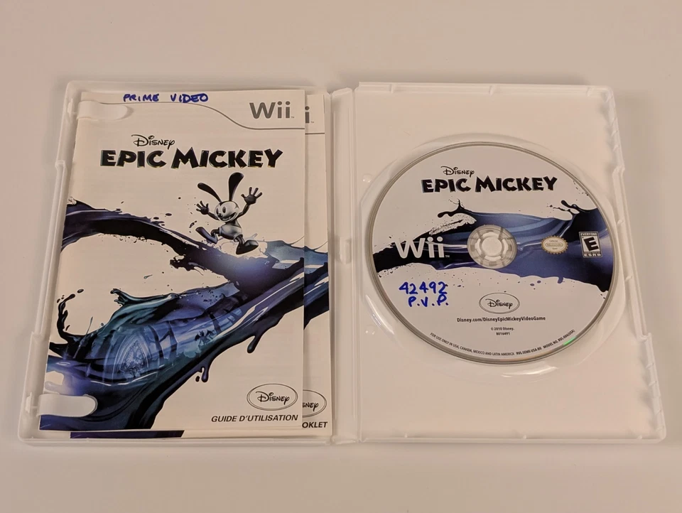 Disney Epic Mickey (Nintendo Wii, 2010) ➡️CIB - Tested - Excellent 📀! - Image 3 of 4