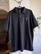 Ralph Lauren Bear Polo Sport Shirt Size XL Mens Regular Fit Short Sleeve 90 s