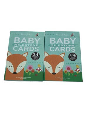 Rising Star Milestone Cards 12 - 4.125 x 5.875 Cards; 24 Designs NEW  Lot Of 2