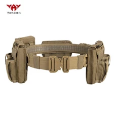 YAKEDA Mud Outdoor Multifunctional 5-Piece Nylon Detachable Adjustable Belt
